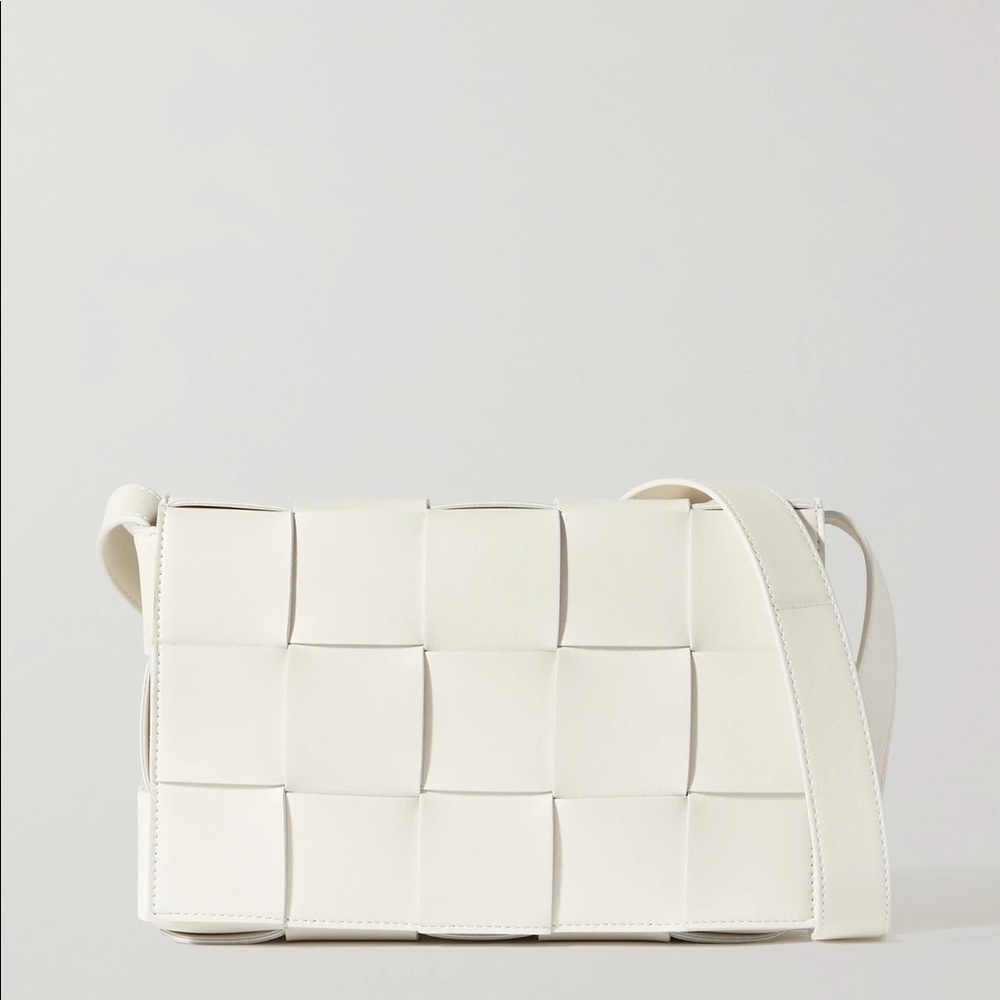 Bottega Veneta White Cassette Bag